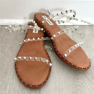 Steve Madden Leather Studded Sandal